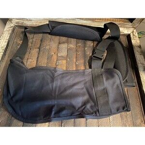 Adult Arm Sling  Sz OS Black Breathable Fabric Shoulder Immobilizer